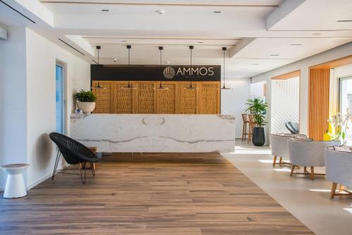 Χώρος καθιστικού στο Enorme Ammos Beach Resort