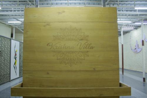 Certifikát, hodnocení, plakát nebo jiný dokument vystavený v ubytování Krishna Villa