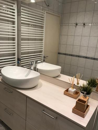 Ένα μπάνιο στο Apartment Francos