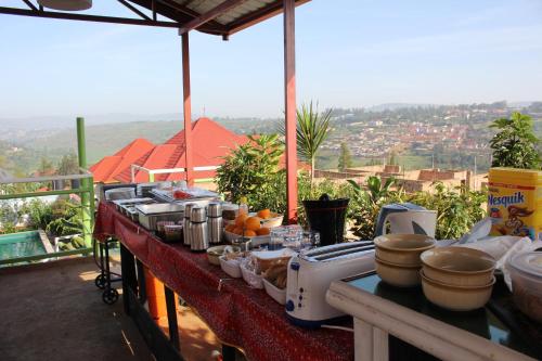 Nespecifikovaný výhled na hory nebo výhled na hory při pohledu z bed and breakfast
