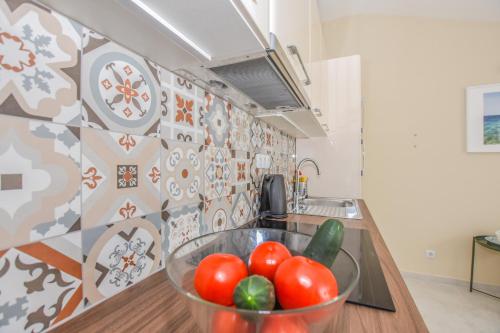 Dapur atau dapur kecil di Villa Magena - Modern Apartments in Pag Center