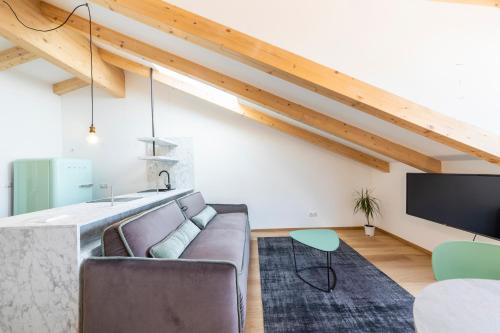 Χώρος καθιστικού στο Stay COOPER l Cooper apartments