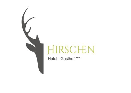 a logo for a hotel created by the hintergen logo at Hotel Hirschen in Schluchsee