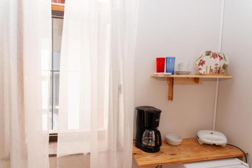 Príslušenstvo na prípravu kávy alebo čaju v ubytovaní 17 flats and Roof Garden