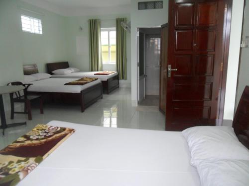 Cama o camas de una habitación en Thien Truc Guest House