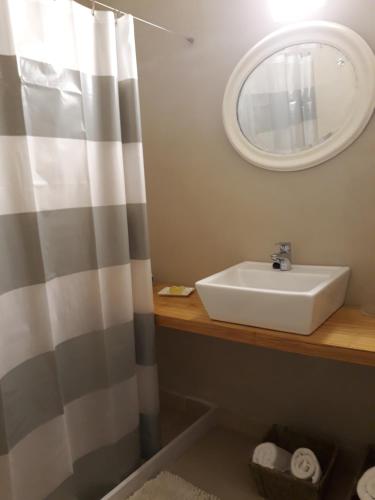 Koupelna v ubytování La Marea B&B