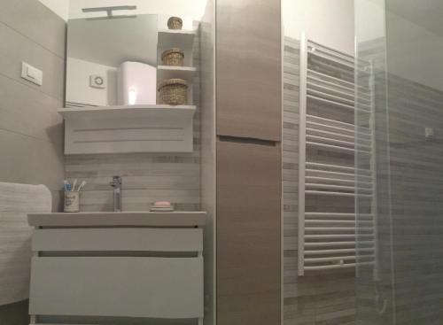 Koupelna v ubytování Holly apartman