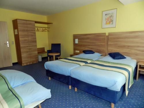 Hotel Schlossblickにあるベッド