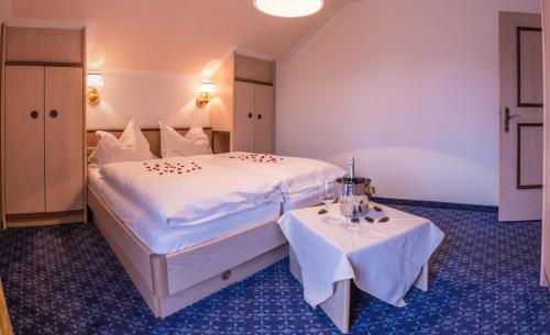 Postel nebo postele na pokoji v ubytování Camping Olympia