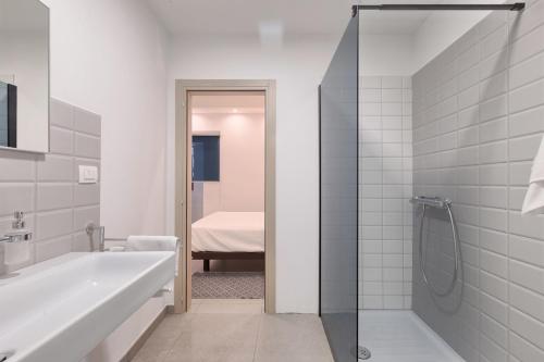 Ένα μπάνιο στο Apartman Marelux