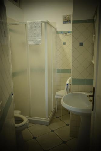 Koupelna v ubytování Oasi di Villa Damecuta