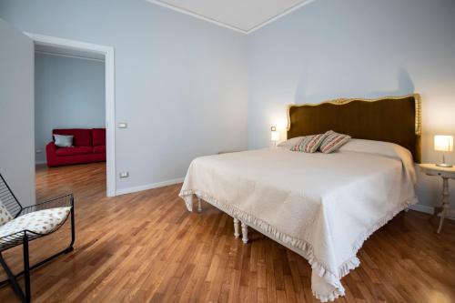 Ένα ή περισσότερα κρεβάτια σε δωμάτιο στο Laurus apartments