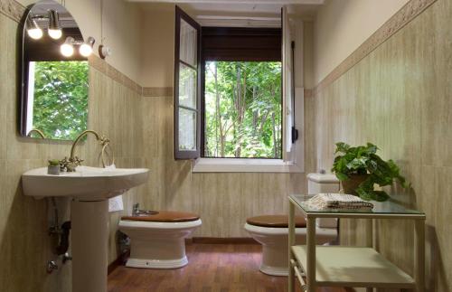 Ett badrum på Casa de la Condesa Nº registro CR-LR-174