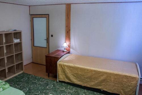 Postel nebo postele na pokoji v ubytování Ubytování U Potoka