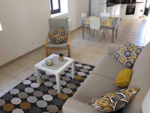 Posezení v ubytování Le 5B