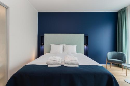 Cama o camas de una habitación en Wasa Resort Hotel, Apartments & SPA