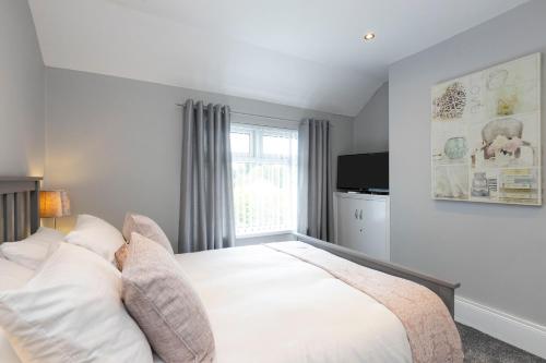 Katil atau katil-katil dalam bilik di Chestnut House, Beautiful, spacious & comfortable