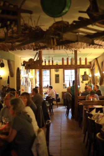 Restaurace v ubytování Gästehaus Knaup