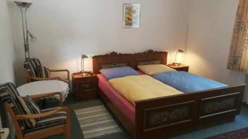 Ένα ή περισσότερα κρεβάτια σε δωμάτιο στο Hotel Hecker Braunlage