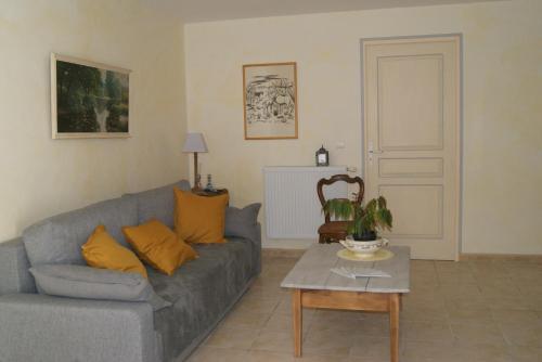 Ruang duduk di Bastide de l'orme