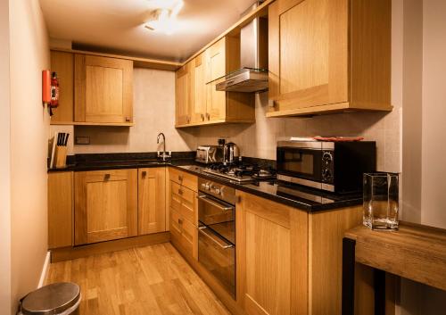Dapur atau dapur kecil di Swan Mews