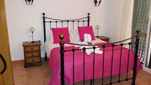 Cama o camas de una habitación en Vila Castelo Tradicional