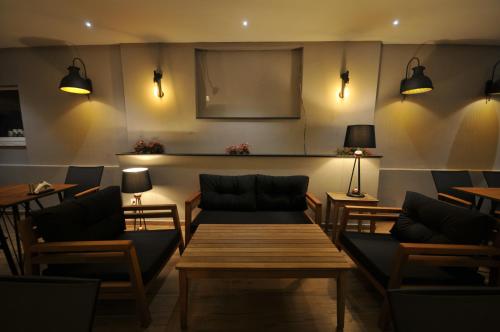 Χώρος καθιστικού στο Club Sema Suite Hotel