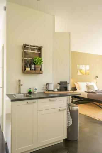 Dapur atau dapur kecil di B&Bveluwezoom