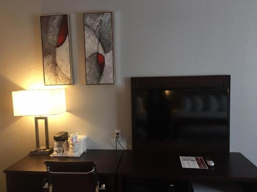 TV a/nebo společenská místnost v ubytování Ramada by Wyndham Keystone Near Mt Rushmore
