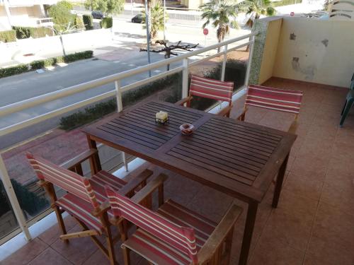 Balkón nebo terasa v ubytování Delfines III Solo Familias Serviplaya