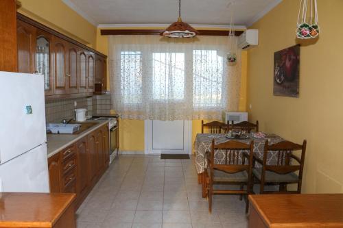 Kuchyň nebo kuchyňský kout v ubytování Nikolas view house