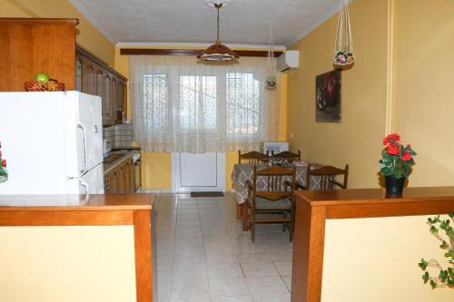 Kuchyň nebo kuchyňský kout v ubytování Nikolas view house