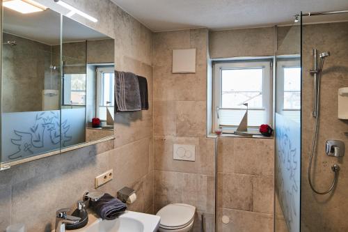 Salle de bains dans l'établissement DAS EDELWEISS - Apartment Kuprian