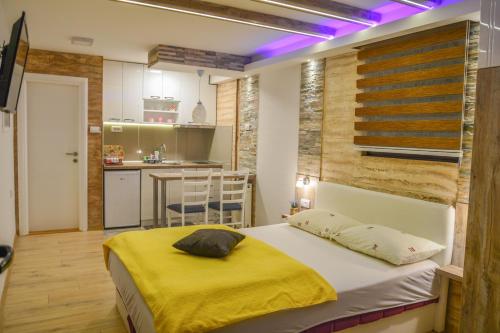 Krevet ili kreveti u jedinici u okviru objekta Apartments Josipovic
