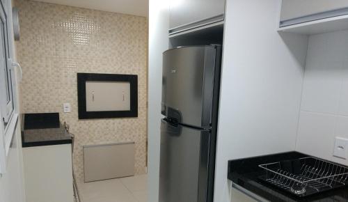 Köök või kööginurk majutusasutuses Apartamento 105 da Borges