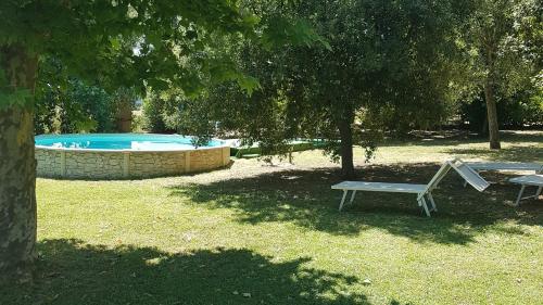 Het zwembad bij of vlak bij Tenuta Litiano