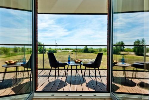 Balkoni atau teres di BlueApart Apartamenty Na Plaży Jastarnia
