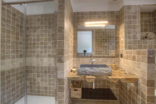 Koupelna v ubytování Villa A Luna