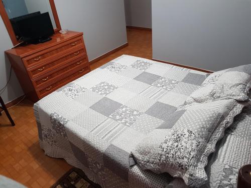 Postel nebo postele na pokoji v ubytování Rincón Do Demo