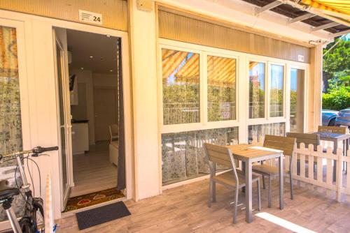 Patio nebo venkovní prostory v ubytování Residence Cristine