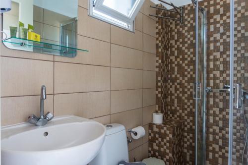 A bathroom at Studios Magda