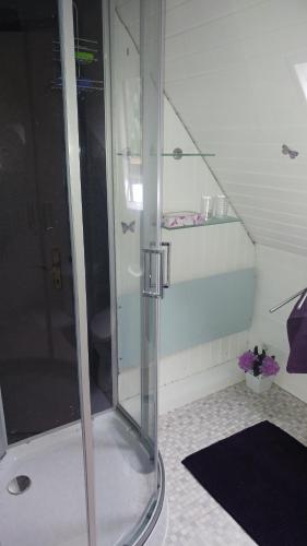 Ένα μπάνιο στο Haus am Walde