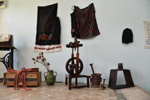 a room with many different items on a wall at Country house Dunjin Konak in Rogljevo