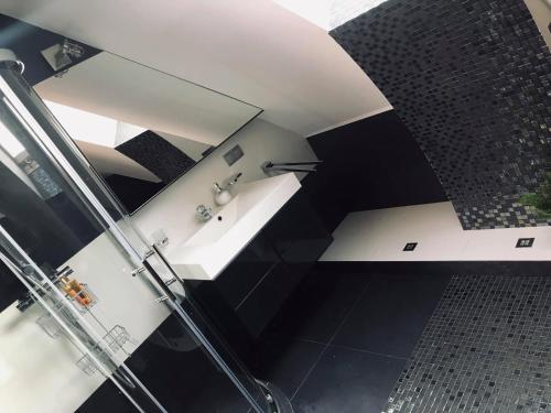 Kúpeľňa v ubytovaní Apartament STUDIO i Apartament ZADOMEK Spytkowice koło ZATORA