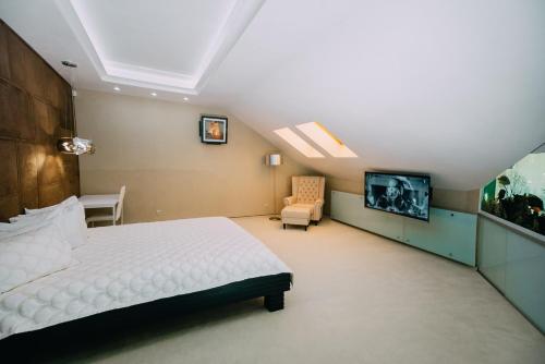 Hotel Complex Dachaにあるベッド