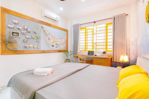 Ένα ή περισσότερα κρεβάτια σε δωμάτιο στο Qcub1 Homestay