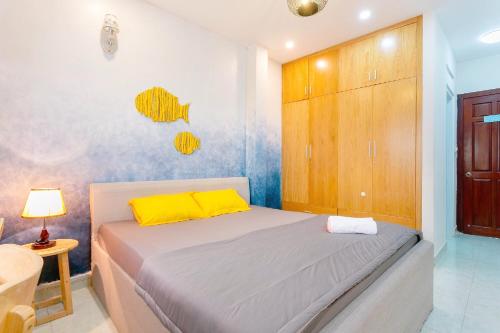 Ένα ή περισσότερα κρεβάτια σε δωμάτιο στο Qcub1 Homestay