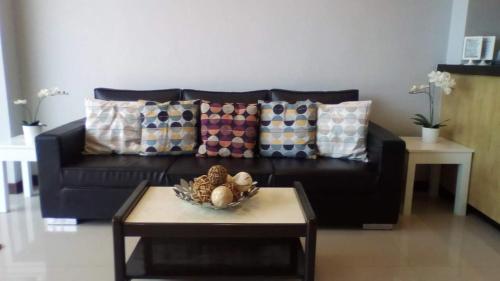 Posezení v ubytování GLC SUITES