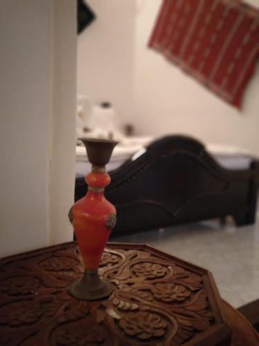 Cama o camas de una habitación en Dar Tsouli