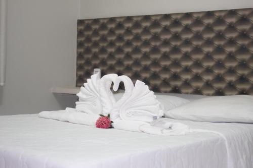 Posteľ alebo postele v izbe v ubytovaní Xingu Praia Hotel